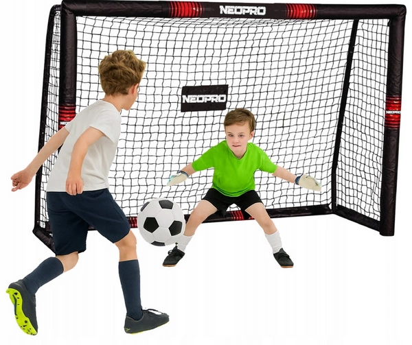 NEOPRO 99305 duża bramka ogrodowa piłkarska do piłki nożnej metalowa 300x200