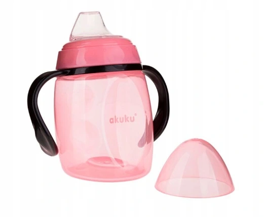 AKUKU Kubek niekapek z miękkim ustnikiem 280ml