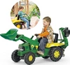 ROLLY TOYS Duży traktor na pedały John Deere ŁADOWACZ + ŁYŻKA