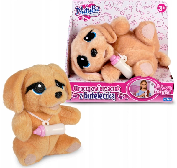 Natalia Uroczy interaktywny piesek pies +butelka