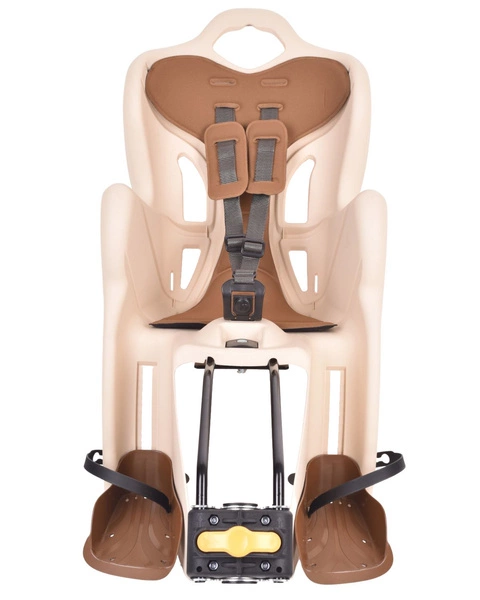 BELLELLI B-One Standard fotelik rowerowy na ramę beżowy