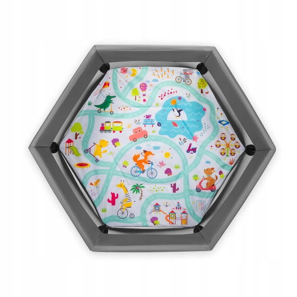 Kojec dla dziecka DUŻY SKŁADANY + torba Lionelo Roel