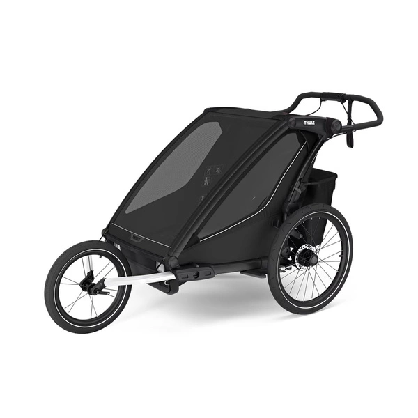 Przyczepka rowerowa dla dziecka, podwójna - Thule Chariot Sport 2 G3 - Black
