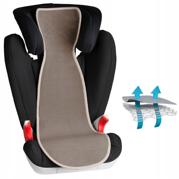 AirCuddle Cool Seat uniwersalna oddychająca mata wkładka antypotowa do fotelików 15-36 kg