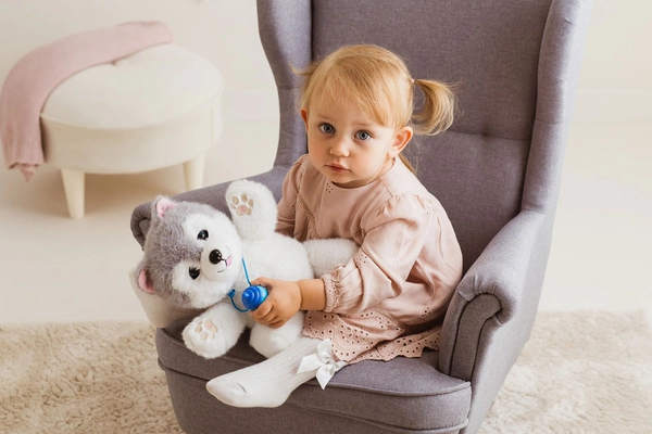 Interaktywny Piesek Husky DUMEL Discovery z czujnikiem na brzuszku