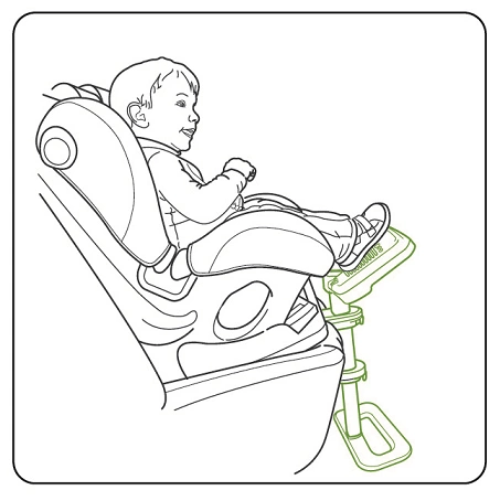 KNEEGUARDKIDS 4 Knee Guard podnóżek do fotelików