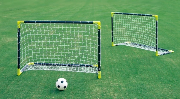 Bramka piłkarska 2x 91x61x45cm zestaw + piłka