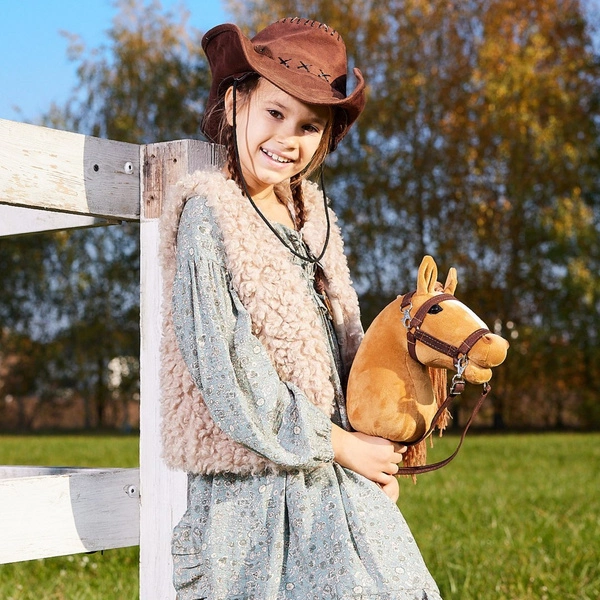 Hobby Horse A3 Koń na kiju Hoppihorse z lejcami akcesoria w zestawie