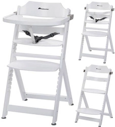 Bebe Confort TIMBA KRZESEŁKO DO KARMIENIA DREWNIANE White