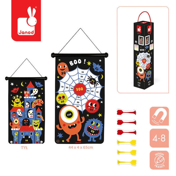 Janod – Magnetyczna gra w rzutki Potwory