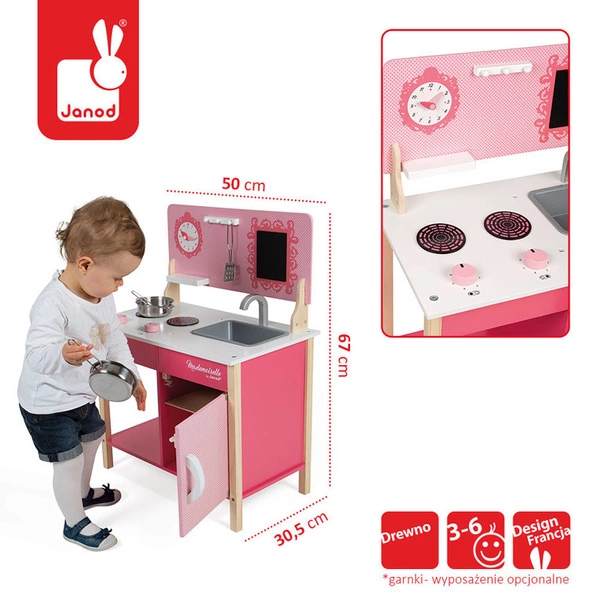 Janod - Kuchnia drewniana Mademoiselle