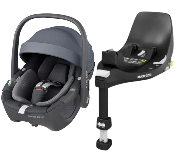 MAXI COSI PEBBLE 360 fotelik nosidełko 0-13KG + baza obrotowa Familyfix 360