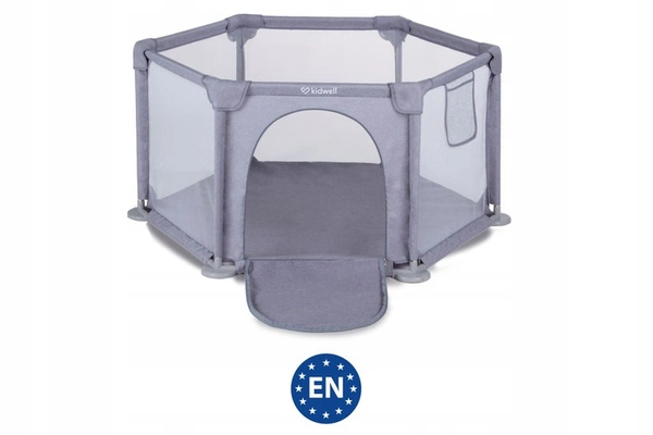 Kojec plac zabaw Kidwell FANKO Gray 120x120 cm