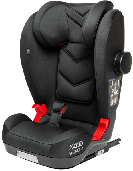 AXKID BIGKID 2 PREMIUM BLACK 15- 36 KG fotelik samochodowy