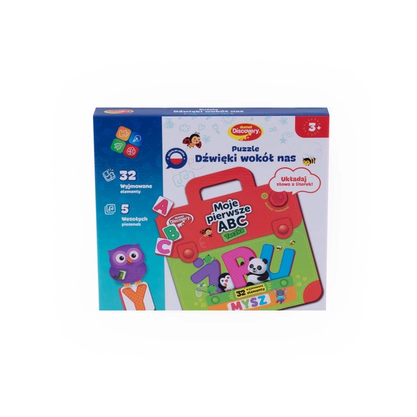 DUMEL dźwięki wokół nas moje pierwsze ABC PUZZLE 3D 82450