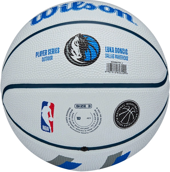 WILSON Luka Dončić NBA Dallas Mavericks 3 Mini Piłka do koszykówki