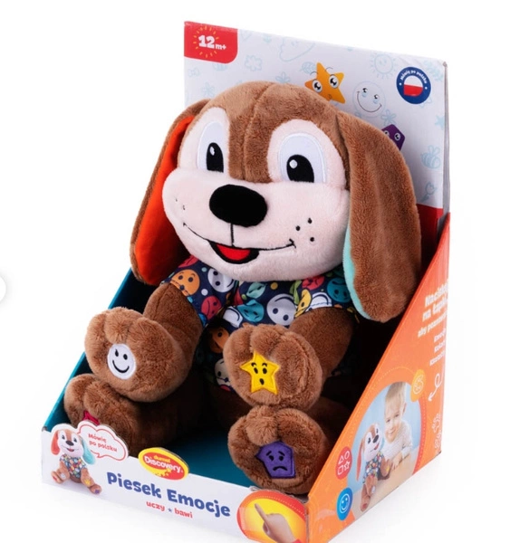 DUMEL edukacyjny PIESEK EMOCJE mówi pl 12m+