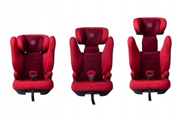 Fotelik samochodowy SORINO CERES Isofix I-SIZE 15-36kg 100-150 cm czerwony