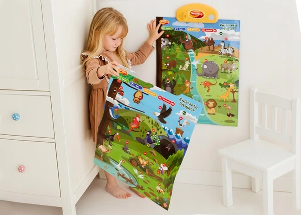 Dumel Edukacyjne plakaty Zwierzęta Zawody nauka 3+