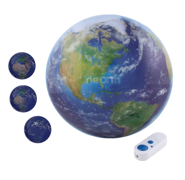 DUMEL Kula Ziemska Lampka Na Pilota Świeci 2181 5+