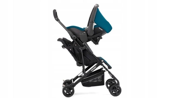 RECARO Salia ELITE Fotelik Samochodowy Obrotowy + nosidło Pale Rose + Easy Tech Alarm do fotelika + Mata ochronna pod fotelik