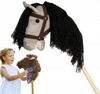 HOBBY HORSE Pluszak Koń na kiju szary z lejcami