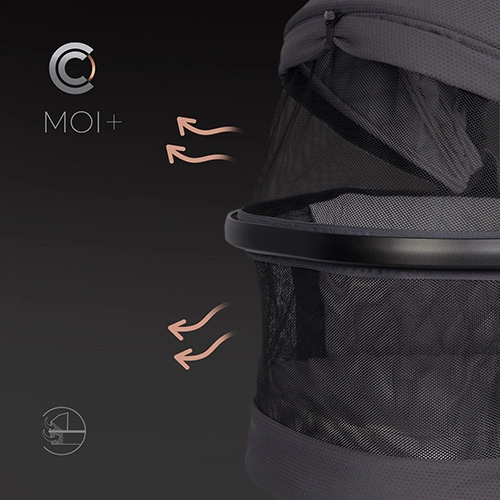 Cavoe Moi Plus 2W1 wózek spacerowy z gondolą + torba + adaptery