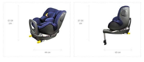 AVOVA SPERBER-FIX isofix fotelik samochodowy 0-20kg