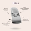 BABYBJORN - leżaczek BLISS 3D Jersey - Jasny Beż