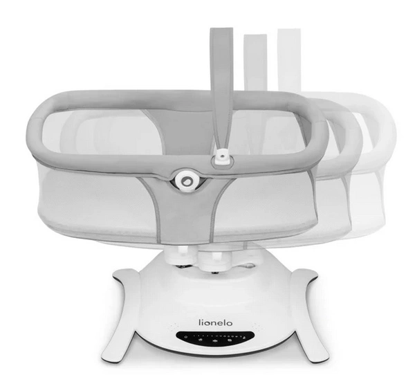 Lionelo Bella Set Grey Concrete leżaczek bujaczek 2w1 gondola do 9 kg