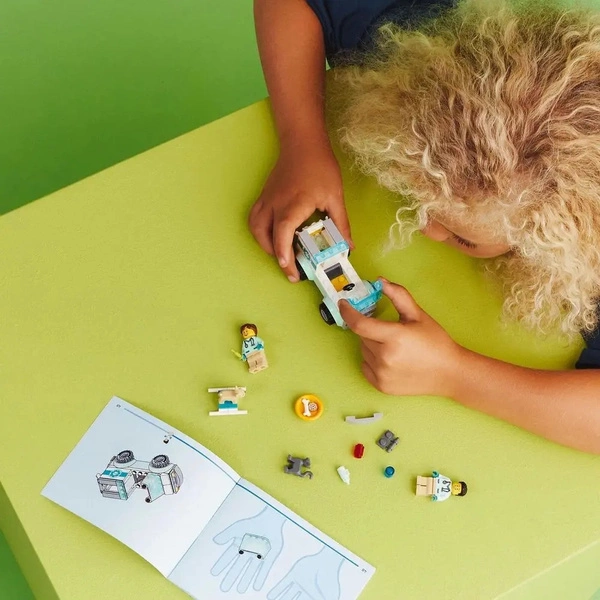 LEGO City klocki karetka weterynaryjna 60382