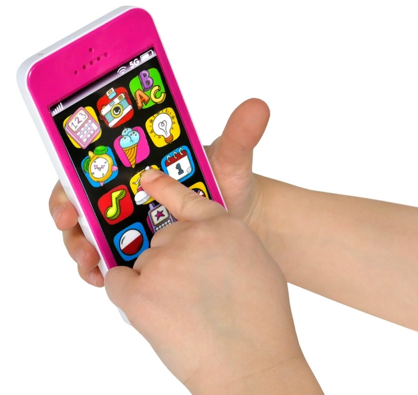 Natalia ze smartfonem lalka chodząca chodzi śpiewa