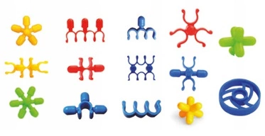 ASKATO Klocki Słomki konstrukcyjne 1000 elementów BOX