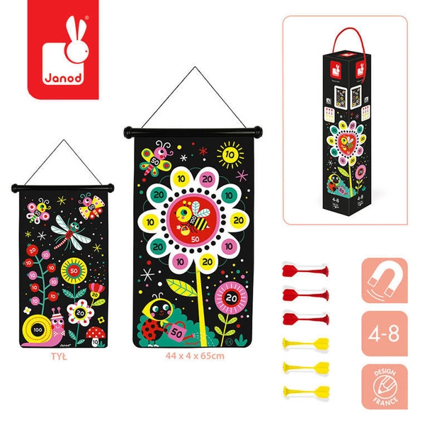 Janod – Magnetyczna gra w rzutki Ogród