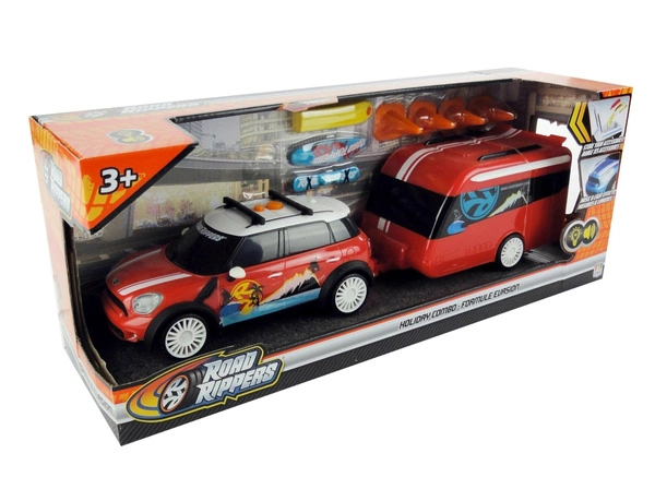 TOY STATE ROAD RIPPERS MINI z PRZYCZEPĄ SAMOCHÓD