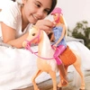 BARBIE lalka dżokejka z koniem koń + lalka FXH13