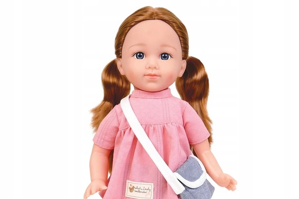 Lalka Natalia tunika różowa 36cm mówi po polsku idealna dla dziewczynki