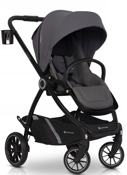 EURO CART CROX wózek spacerowy lekki gondola adaptery 22KG 2W1