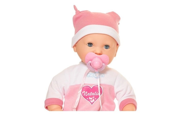 NATALIA Bobas Lalka Mimiczna mówi płacze LF0044 3+