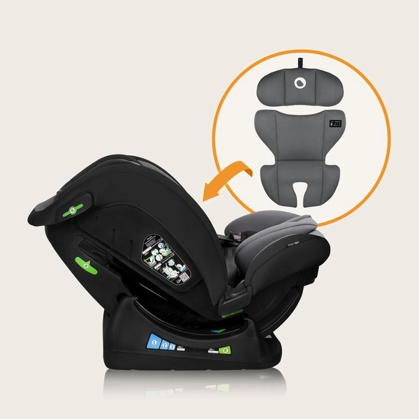 LIONELO IZZY fotelik samochodowy 40-150 cm PRZÓD TYŁ I-Size