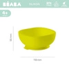 Beaba - silikonowa miseczka z przyssawką yellow