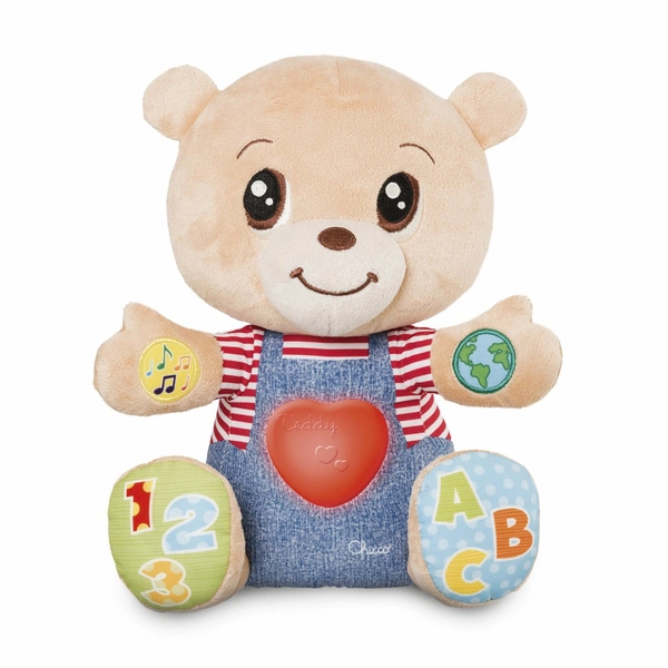 CHICCO TEDDY Miś okazujący uczucia dwujęzyczny 2W1
