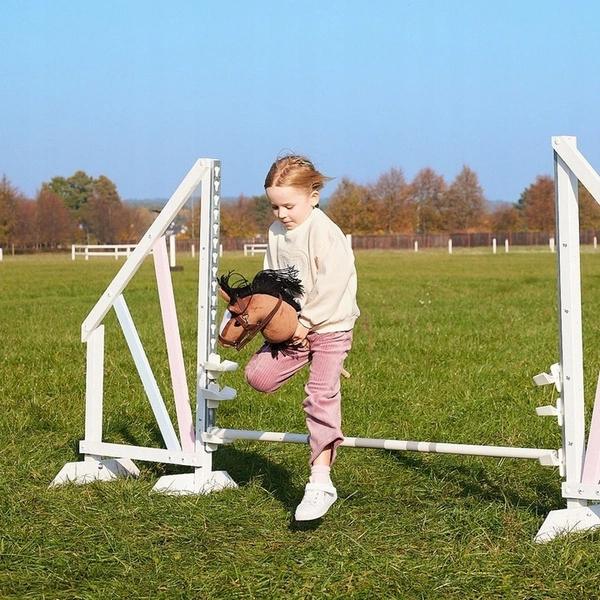 Hobby Horse A4 Koń na kiju Hoppihorse z lejcami akcesoria w zestawie