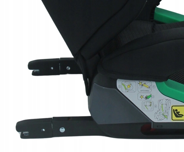 Fotelik samochodowy SORINO CERES Isofix I-SIZE 15-36kg 100-150 cm czarny
