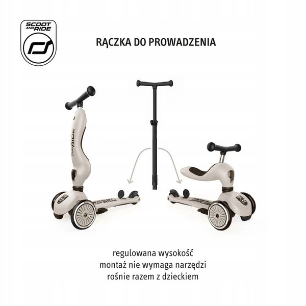 Scoot and Ride HIGHWAYKICK HK1 PUSH AND GO hulajnoga jeździk 2W1 z pchaczem