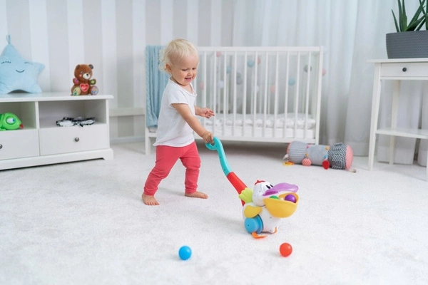 DUMEL Piłeczkowy Pelikan pchacz mówi śpiewa PL