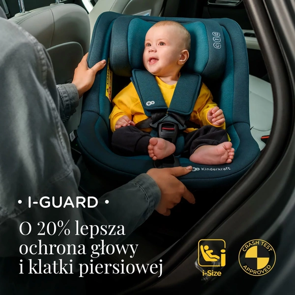KINDERKRAFT I-Guard Fotelik samochodowy obrotowy