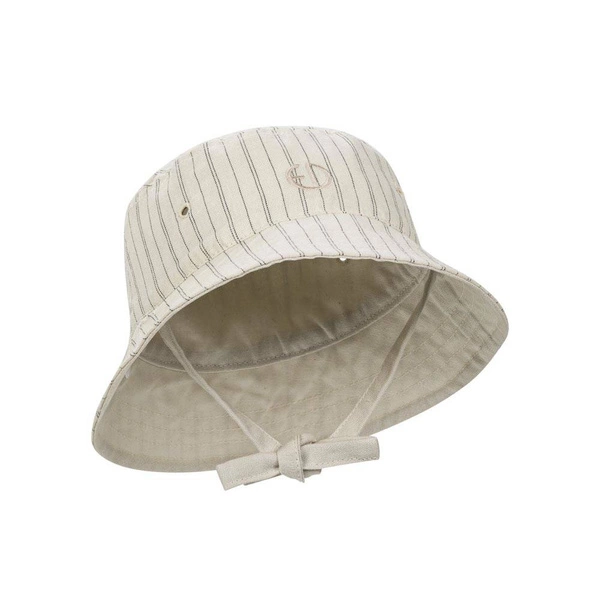Elodie Details - Dwustronny kapelusz Bucket Hat - Pinstripe - 6-12 m-cy