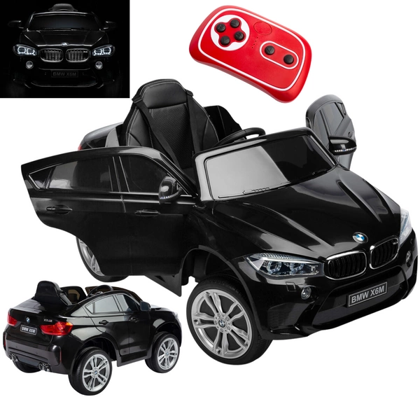 BMW X6 M na akumulator 12V pilot 2 silniki 90W