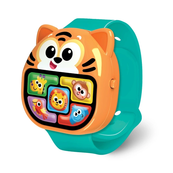 DUMEL ZEGAREK MALUCHA TYGRYSEK nauka dla dzieci regulowany piosenki mówi PL